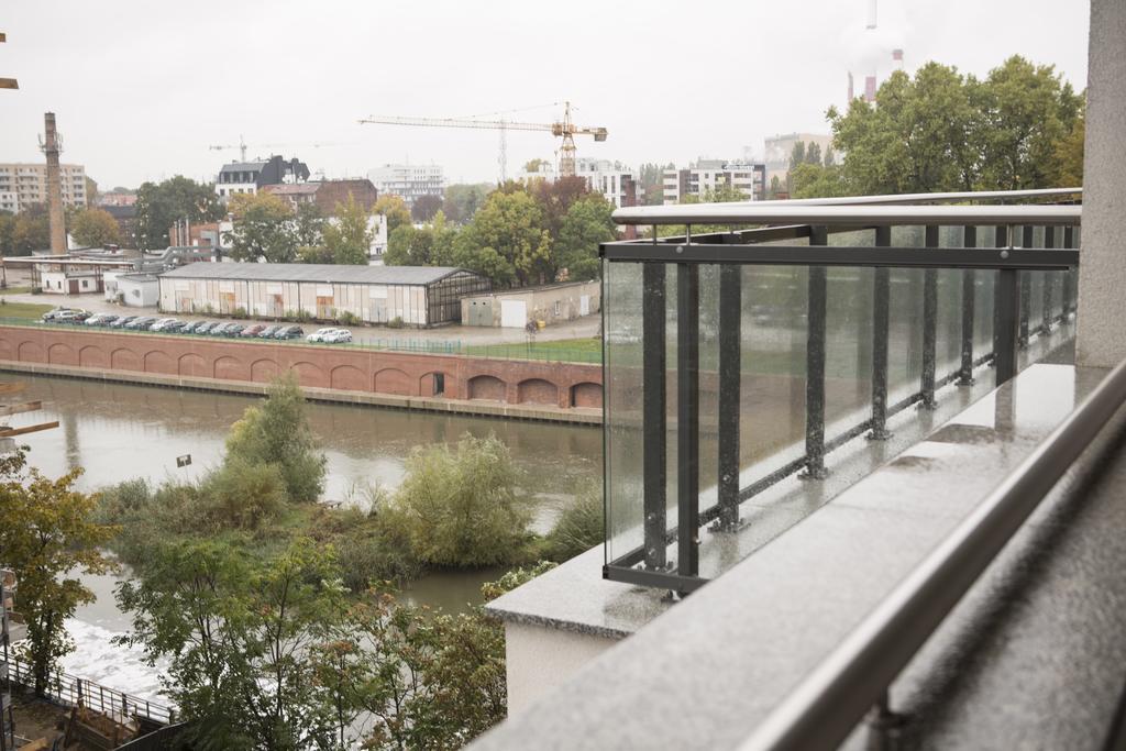 Apartament Bridge Wrocław Buitenkant foto